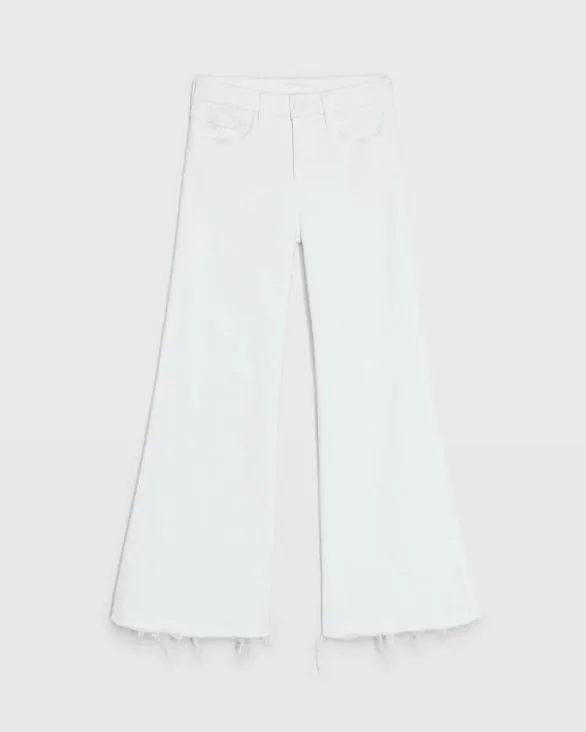Club Monaco Pants MOTHER The Roller Fray Jeans White 8211 Women