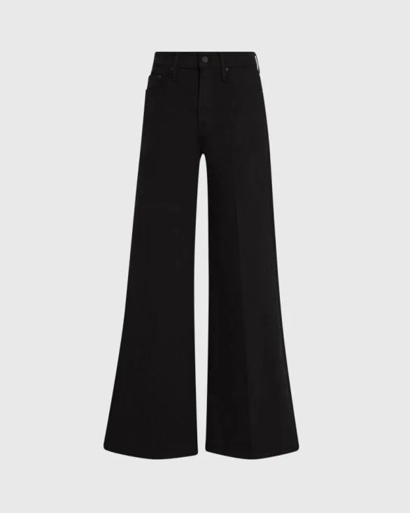 Club Monaco Pants MOTHER The Twister Sneak Jeans Black Denim 8211 Women