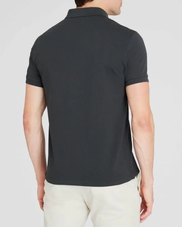 Club Monaco Polos ShortSleeve Clean Pique Polo Charcoal 8211 Men