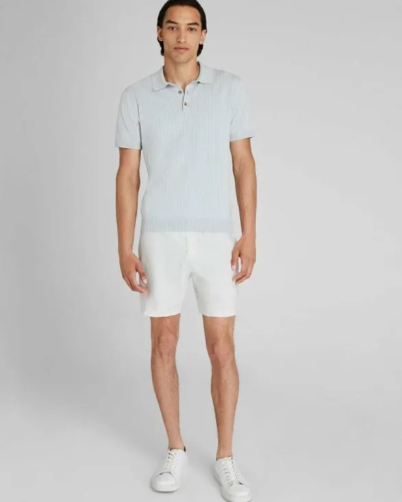 Club Monaco Polos ShortSleeve Stitch Polo Light Grey 8211 Men