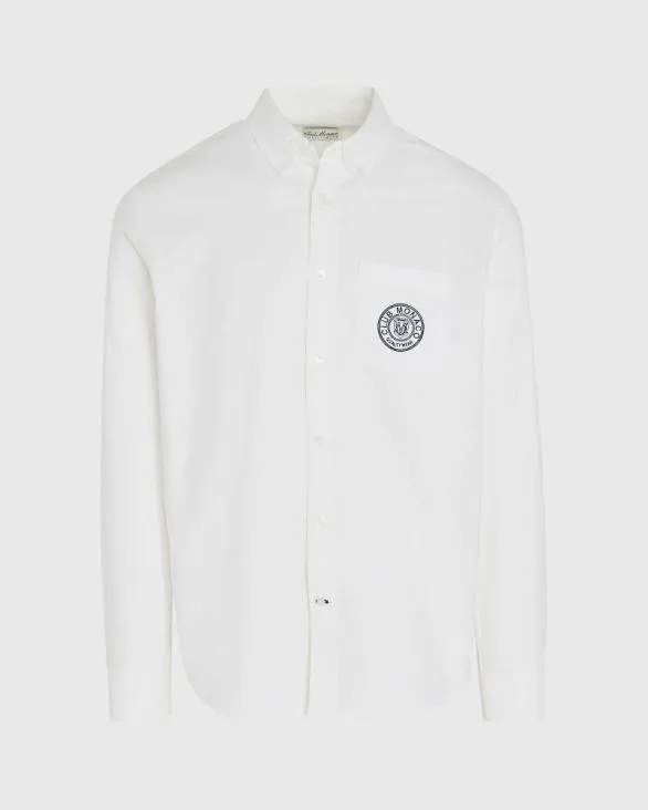 Club Monaco Shirts Crest Oxford Shirt White 8211 Men