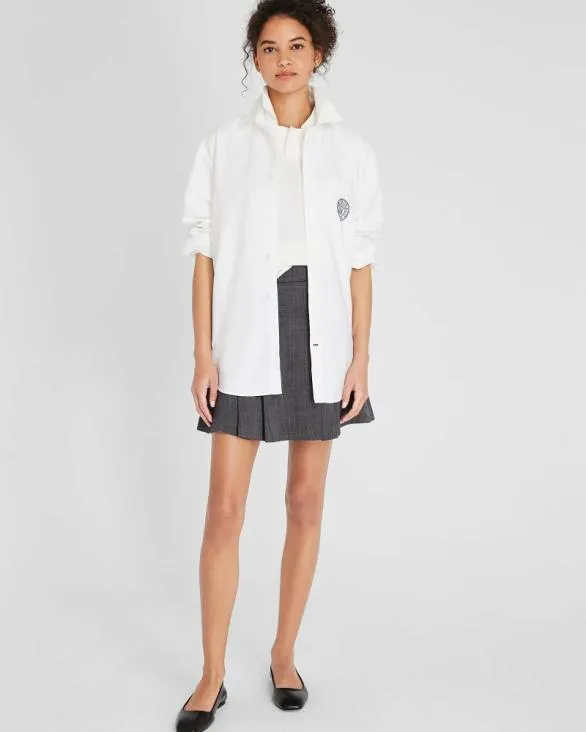 Club Monaco Shirts Crest Oxford Shirt White 8211 Men