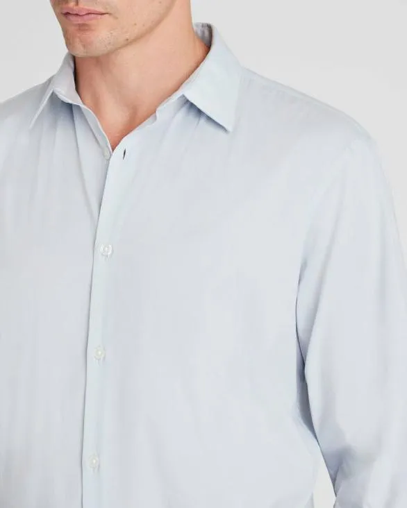 Club Monaco Shirts Stretch Poplin Dress Shirt Blue 8211 Men