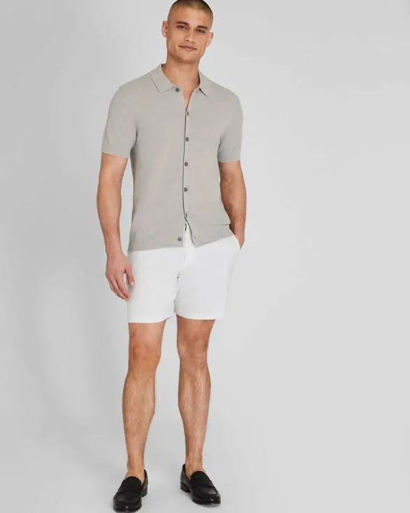 Club Monaco Shorts Baxter Linen Blend 7034 Short Stripe 8211 Ivory 8211 Men