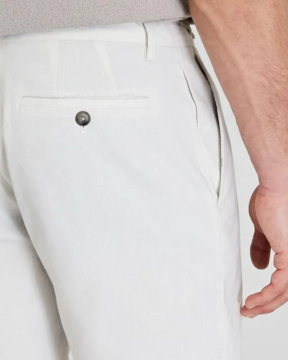 Club Monaco Shorts Baxter Linen Blend 7034 Short Stripe 8211 Ivory 8211 Men