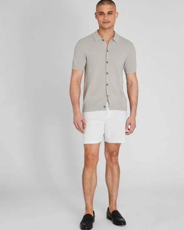 Club Monaco Shorts Baxter Linen Blend 7034 Short Stripe 8211 Ivory 8211 Men