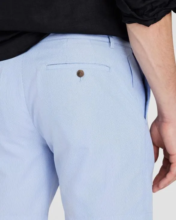 Club Monaco Shorts Baxter MicroStripe 7034 Shorts Blue 8211 Men