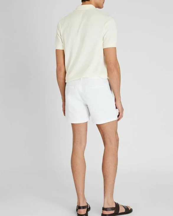 Club Monaco Shorts Jax Texture 5034 Short White Base 8211 Men