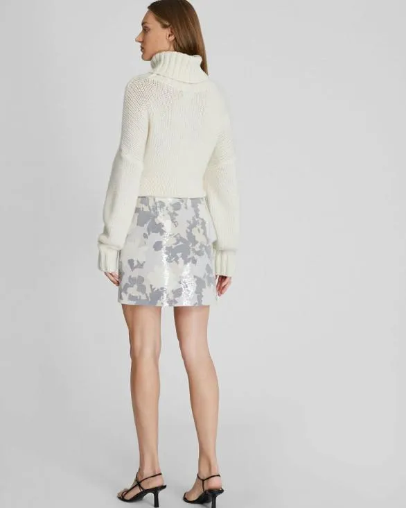 Club Monaco Skirts Sequin Mini Skirt Pale Pink 8211 Women