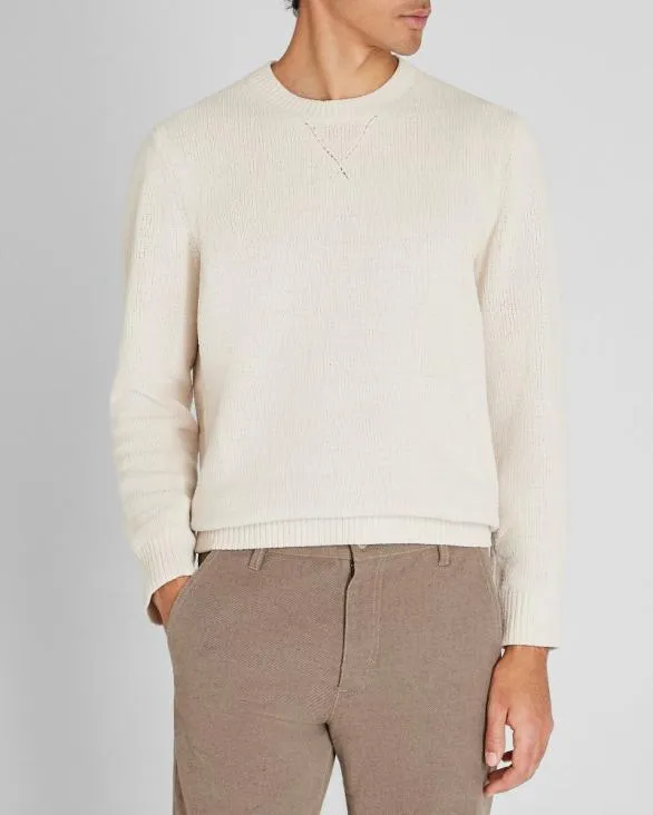 Club Monaco Sweaters Statement Crewneck White 8211 Men