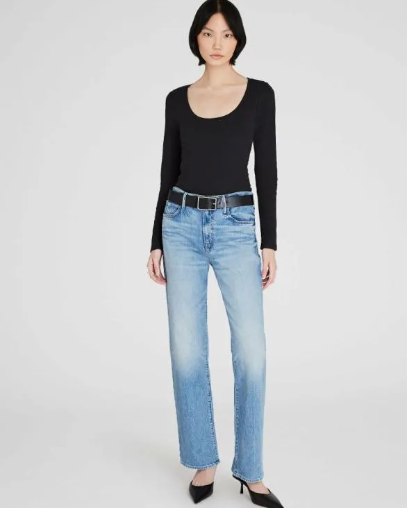 Club Monaco Tees Bowee LongSleeve Scoop Neck Tee Black 8211 Women
