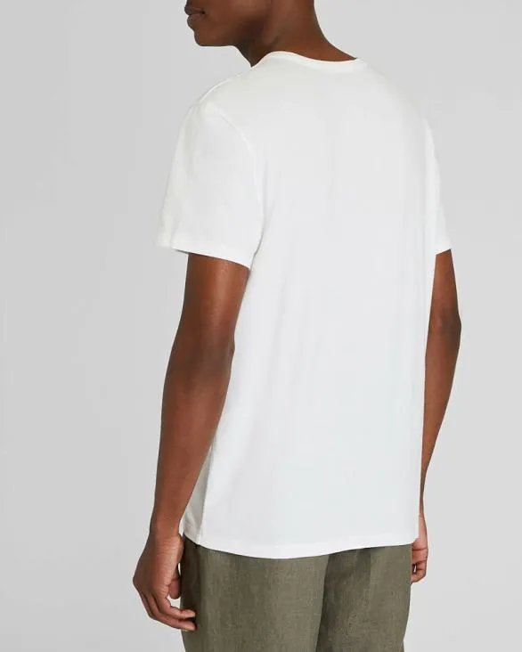 Club Monaco Tees Brushed Pima Cotton Tee White 8211 Men