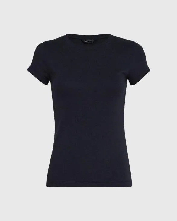 Club Monaco Tees Pima Bowee Tee Black 8211 Women