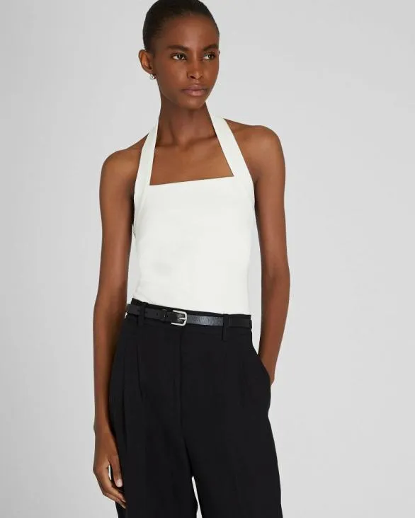 Club Monaco Tops Bodycon Halter Top White 8211 Women