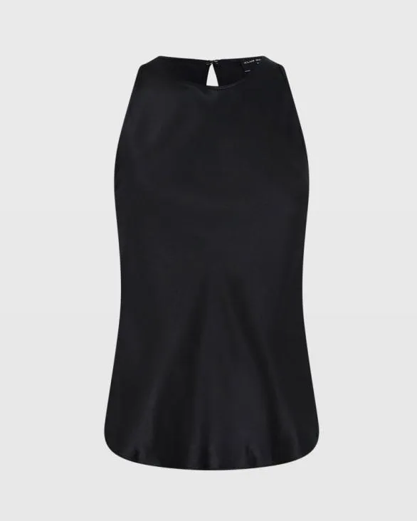 Club Monaco Tops Silk Racer Tank Black 8211 Women