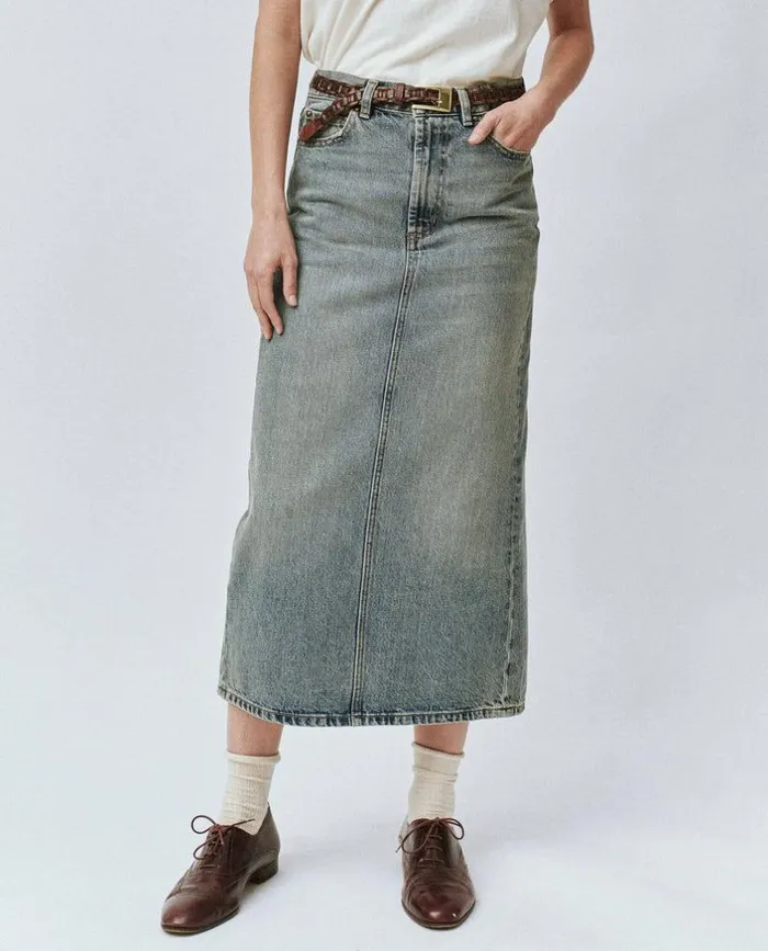 Collection The Great The Column Skirt Monterey Wash