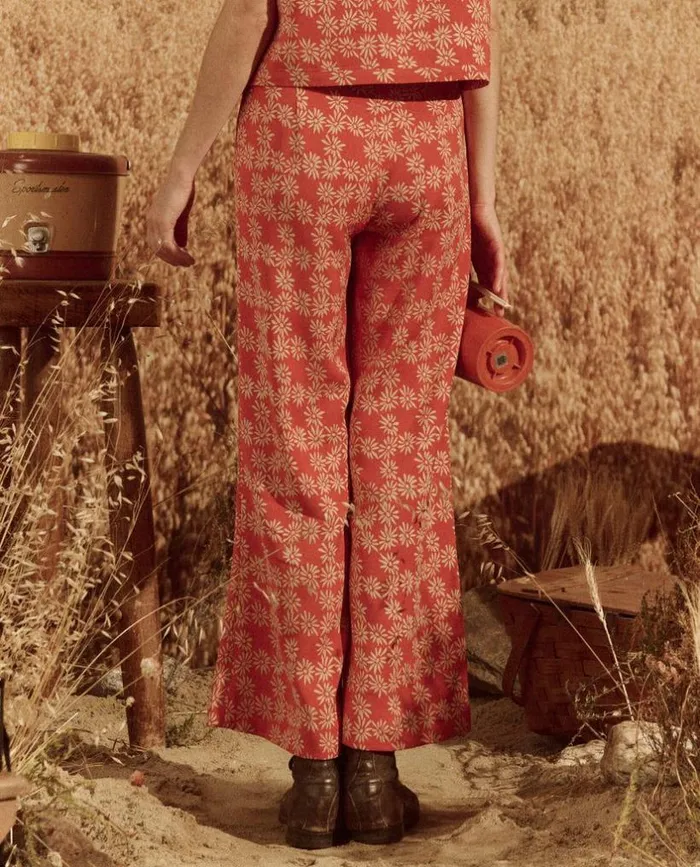 Collection The Great The Dance Pant Desert Red Scattered Daisy