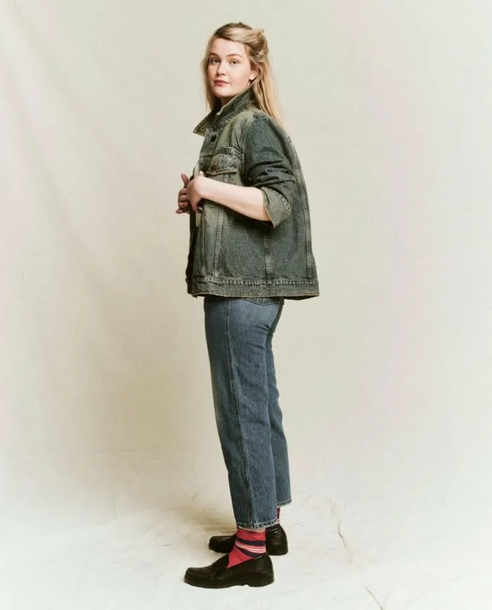 Collection The Great The Slouchy Jean Jacket Cargo Wash