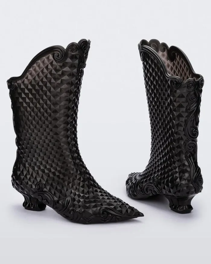 Court Boot Black Women Melissa Boots