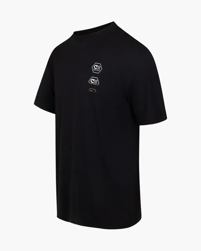 Cruyff CLion Back Graphic Tee Blackgold Men TShirts and Polo039s Cruyff CLion Back Graphic Tee Blackgold Men TShirts and Polo039s