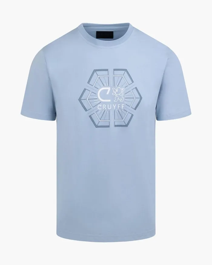 Cruyff CLion Geo Tee Blue Nights Men TShirts and Polo039s