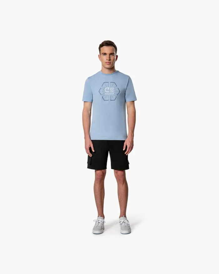 Cruyff CLion Geo Tee Blue Nights Men TShirts and Polo039s Cruyff CLion Geo Tee Blue Nights Men TShirts and Polo039s