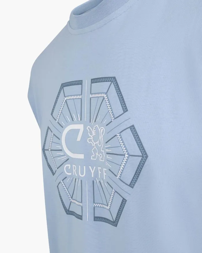 Cruyff CLion Geo Tee Blue Nights Men TShirts and Polo039s Cruyff CLion Geo Tee Blue Nights Men TShirts and Polo039s