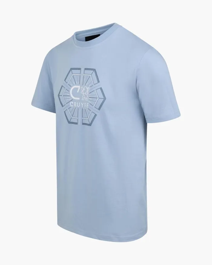 Cruyff CLion Geo Tee Blue Nights Men TShirts and Polo039s Cruyff CLion Geo Tee Blue Nights Men TShirts and Polo039s