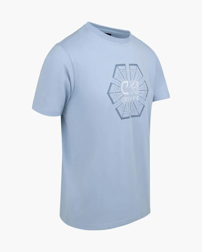 Cruyff CLion Geo Tee Blue Nights Men TShirts and Polo039s Cruyff CLion Geo Tee Blue Nights Men TShirts and Polo039s