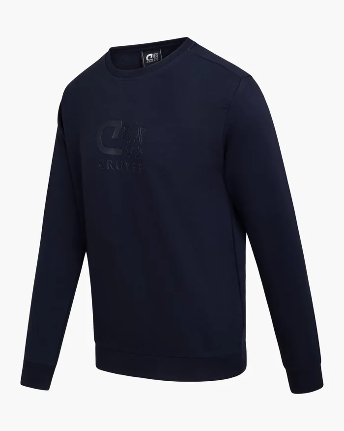 Cruyff Classic Crewneck Navy Men Sweats and Hoodies Cruyff Classic Crewneck Navy Men Sweats and Hoodies