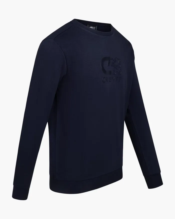 Cruyff Classic Crewneck Navy Men Sweats and Hoodies Cruyff Classic Crewneck Navy Men Sweats and Hoodies