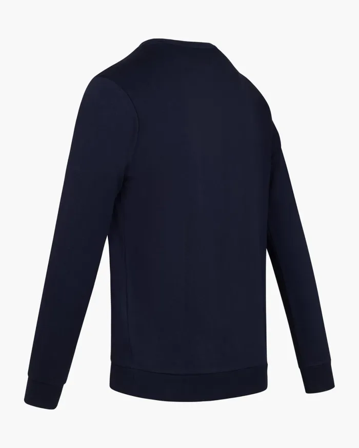 Cruyff Classic Crewneck Navy Men Sweats and Hoodies Cruyff Classic Crewneck Navy Men Sweats and Hoodies