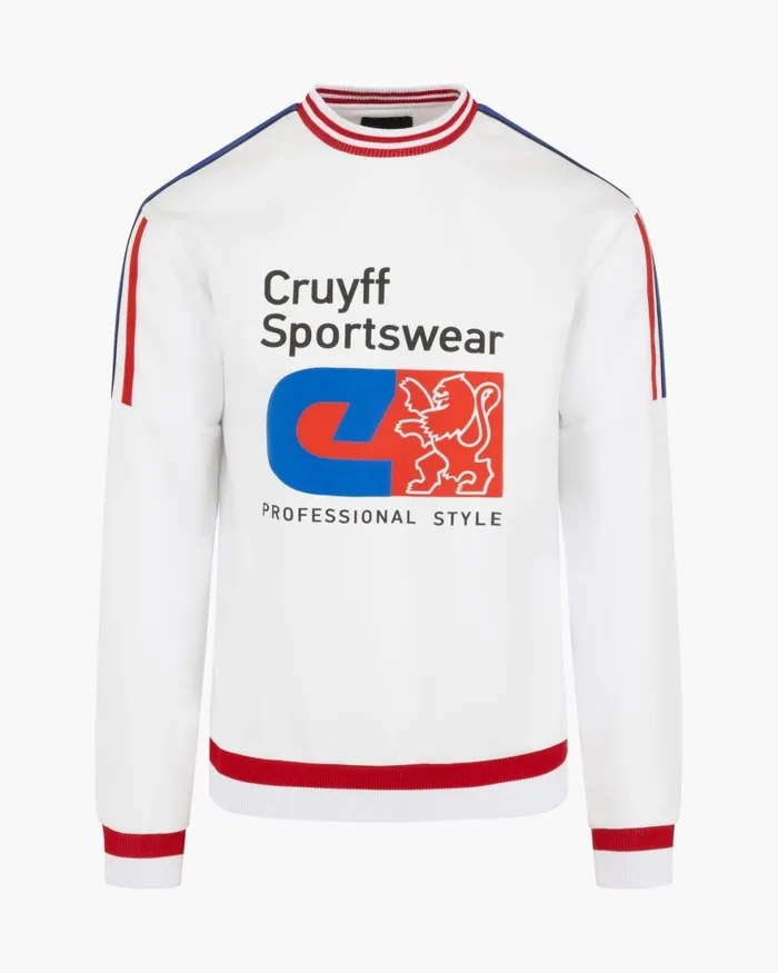 Cruyff Classico Sweatshirt White Men Sweats and Hoodies