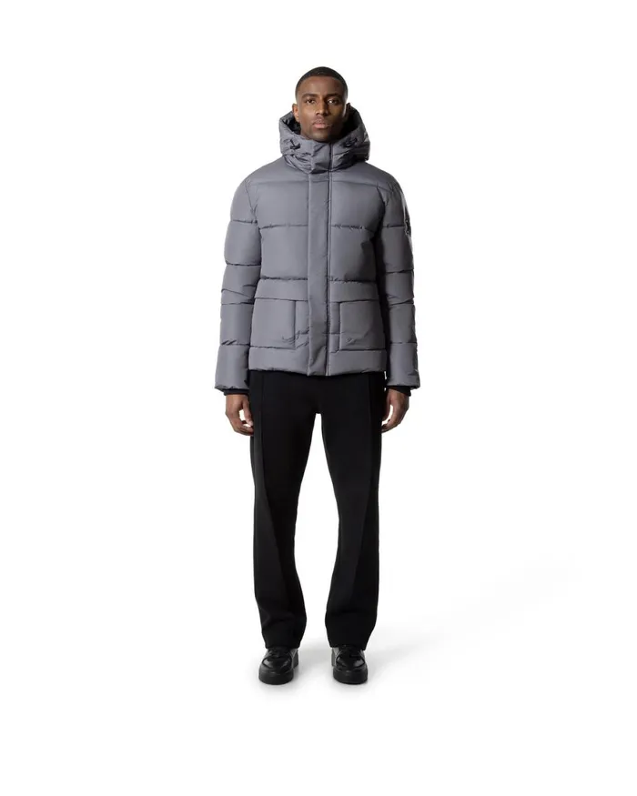 Cruyff Commercial Puffer Charcoal Grey Men Jackets Cruyff Commercial Puffer Charcoal Grey Men Jackets