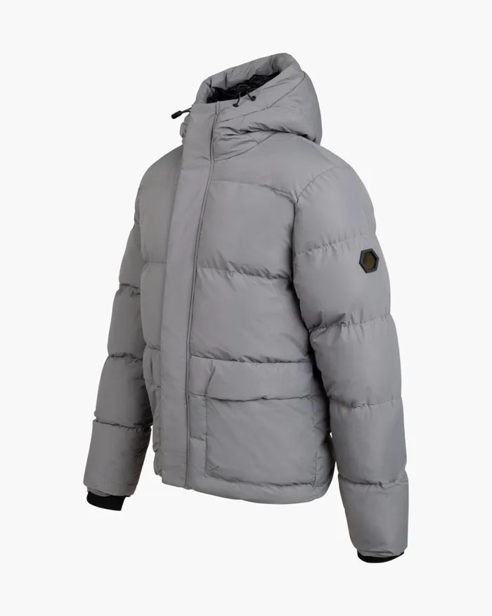 Cruyff Commercial Puffer Charcoal Grey Men Jackets Cruyff Commercial Puffer Charcoal Grey Men Jackets