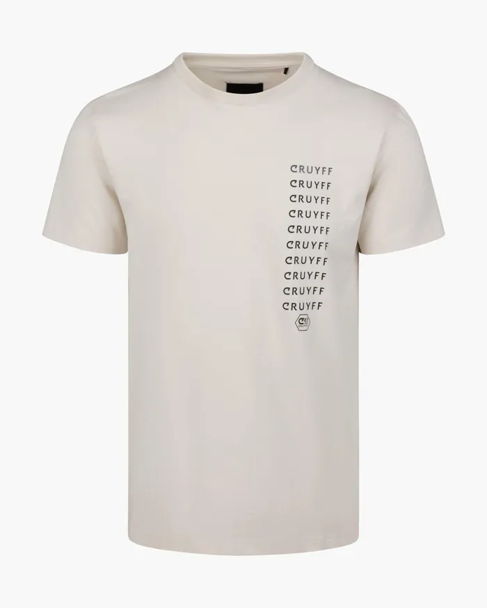 Cruyff Creditos Tee Crme Men TShirts and Polo039s