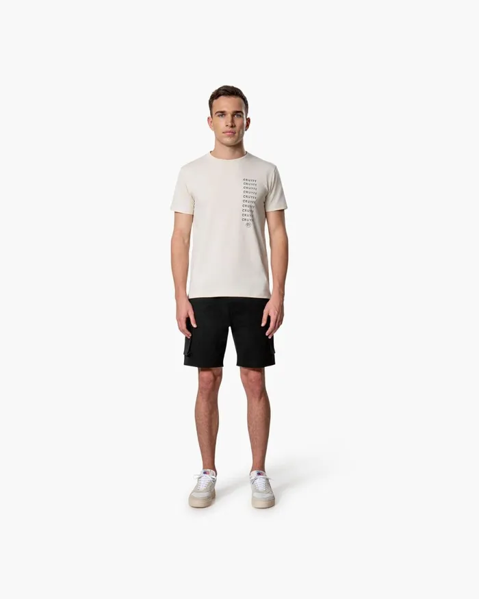 Cruyff Creditos Tee Crme Men TShirts and Polo039s Cruyff Creditos Tee Crme Men TShirts and Polo039s