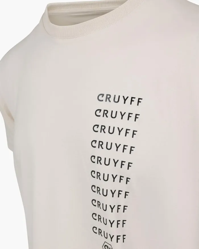 Cruyff Creditos Tee Crme Men TShirts and Polo039s Cruyff Creditos Tee Crme Men TShirts and Polo039s