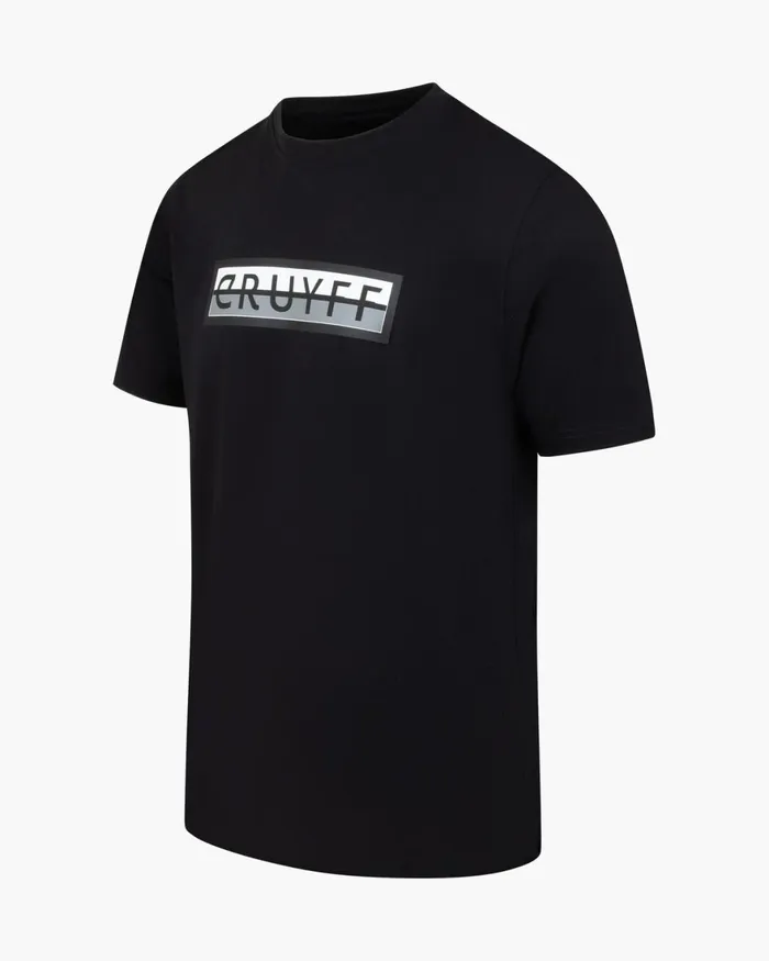 Cruyff Cruyff ID Tee Black Men TShirts and Polo039s Cruyff Cruyff ID Tee Black Men TShirts and Polo039s