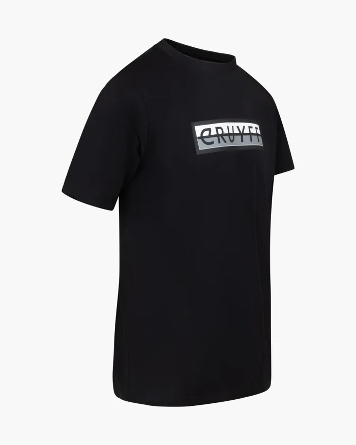 Cruyff Cruyff ID Tee Black Men TShirts and Polo039s Cruyff Cruyff ID Tee Black Men TShirts and Polo039s