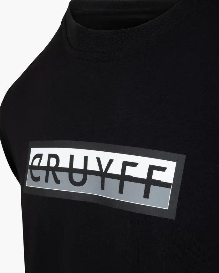 Cruyff Cruyff ID Tee Black Men TShirts and Polo039s Cruyff Cruyff ID Tee Black Men TShirts and Polo039s