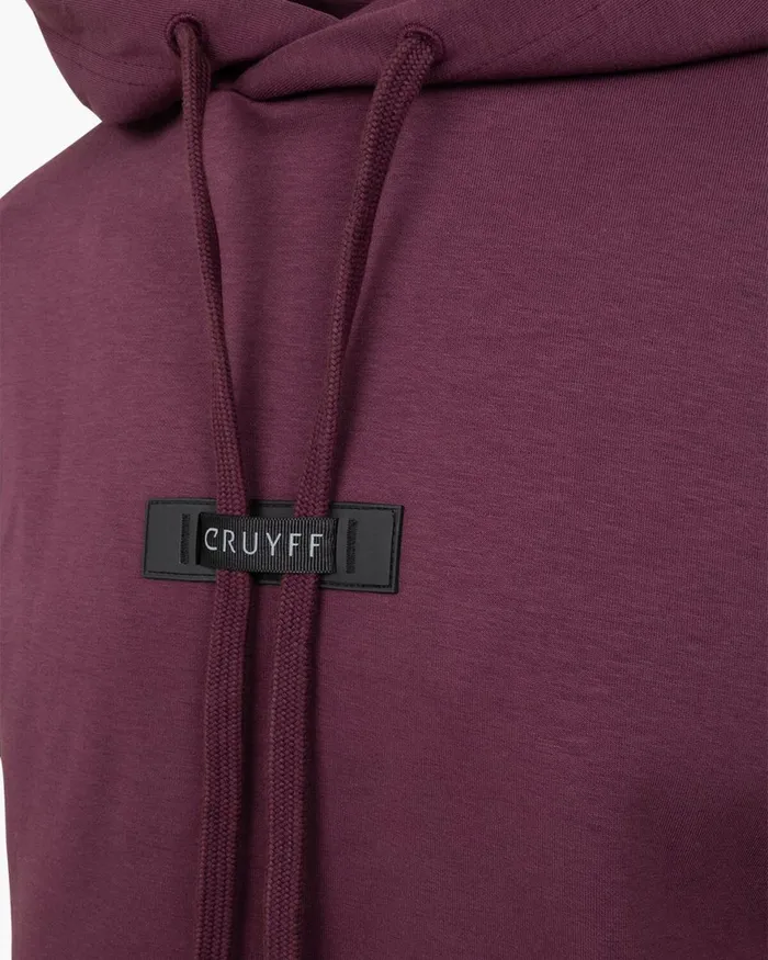 Cruyff Paco Hoodie Wine Men Sweats and Hoodies Cruyff Paco Hoodie Wine Men Sweats and Hoodies