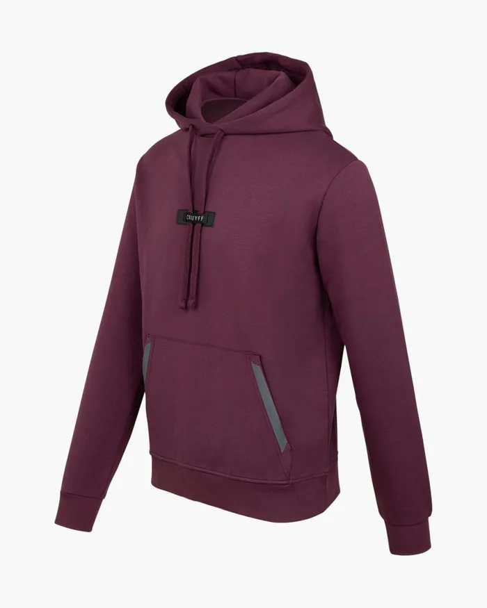 Cruyff Paco Hoodie Wine Men Sweats and Hoodies Cruyff Paco Hoodie Wine Men Sweats and Hoodies