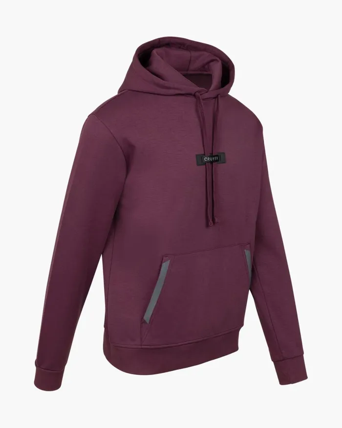 Cruyff Paco Hoodie Wine Men Sweats and Hoodies Cruyff Paco Hoodie Wine Men Sweats and Hoodies