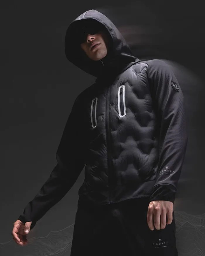 Cruyff Region Zt Hood Black Men Jackets