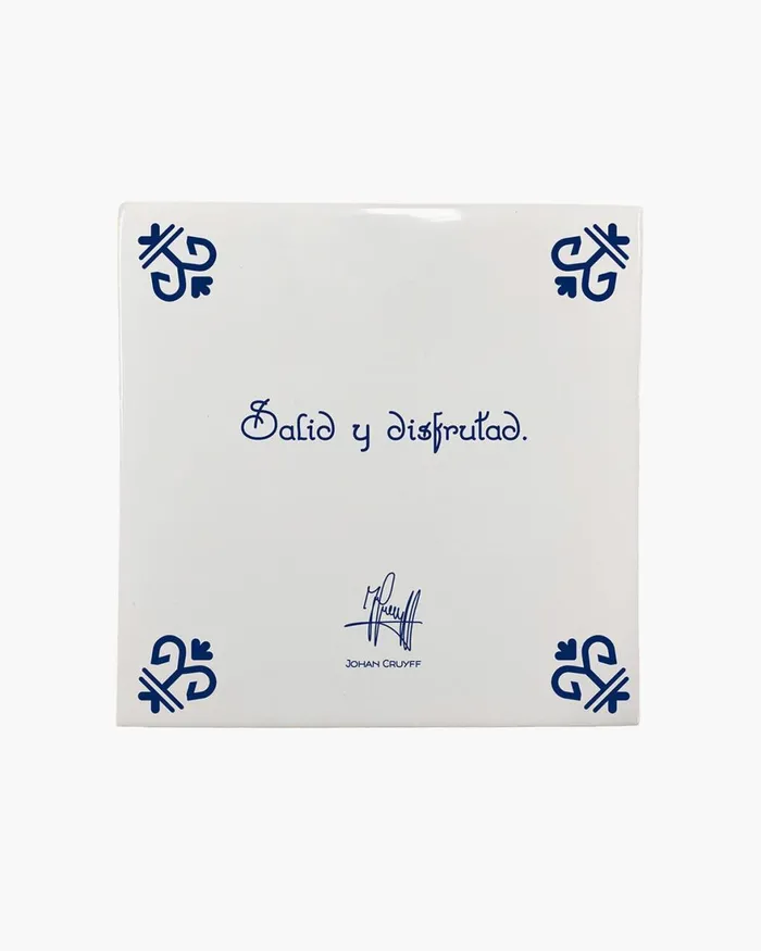 Cruyff Salid Y Disfrutad White Accessories Quotes