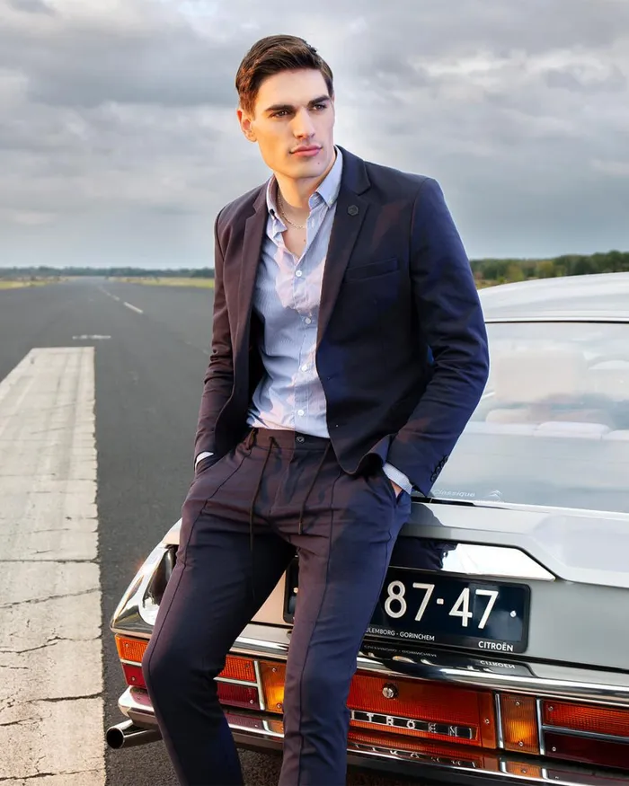 Cruyff Segura Pants Navy Men Suits and Blazers Cruyff Segura Pants Navy Men Suits and Blazers