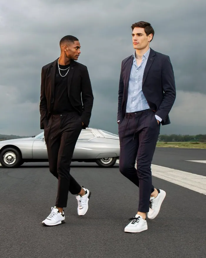 Cruyff Segura Pants Navy Men Suits and Blazers Cruyff Segura Pants Navy Men Suits and Blazers
