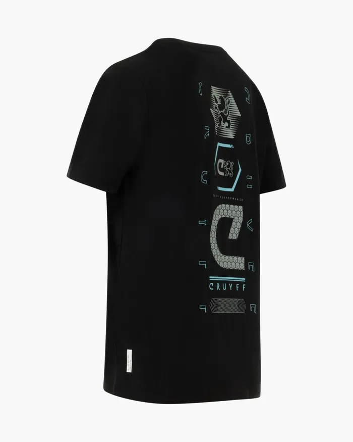 Cruyff Strom Tee Black Men TShirts and Polo039s Cruyff Strom Tee Black Men TShirts and Polo039s