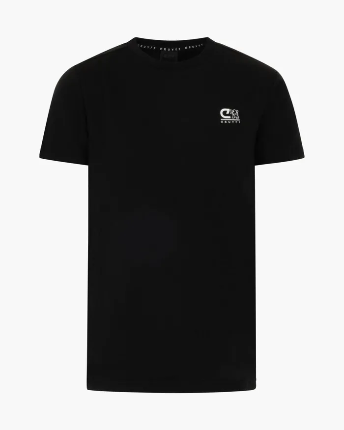 Cruyff Vital Tee Black Junior Tshirts